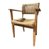 Audoux &  Minet Bridge Armchair, 1950s