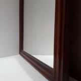 Louis Philippe mirror, mahogany, gendarme hat