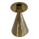 Vintage Scandinavian brass candle holder