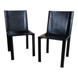 2 vintage coral chairs matteo grassi 1980