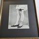 Original photogravure on glossy paper, Model in stockings and shoes 1900