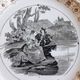 Set of 12 plates in Sarreguemines earthenware - decoration 12 months of the year