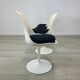 Knollinternational tulip chairs design Eero Saarinen vintage 1970
