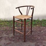 High chair armchair in vintage Scandinavian style