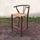 High chair armchair in vintage Scandinavian style