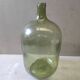 Vintage former lady-jeanne in green glass 10 L broken neck