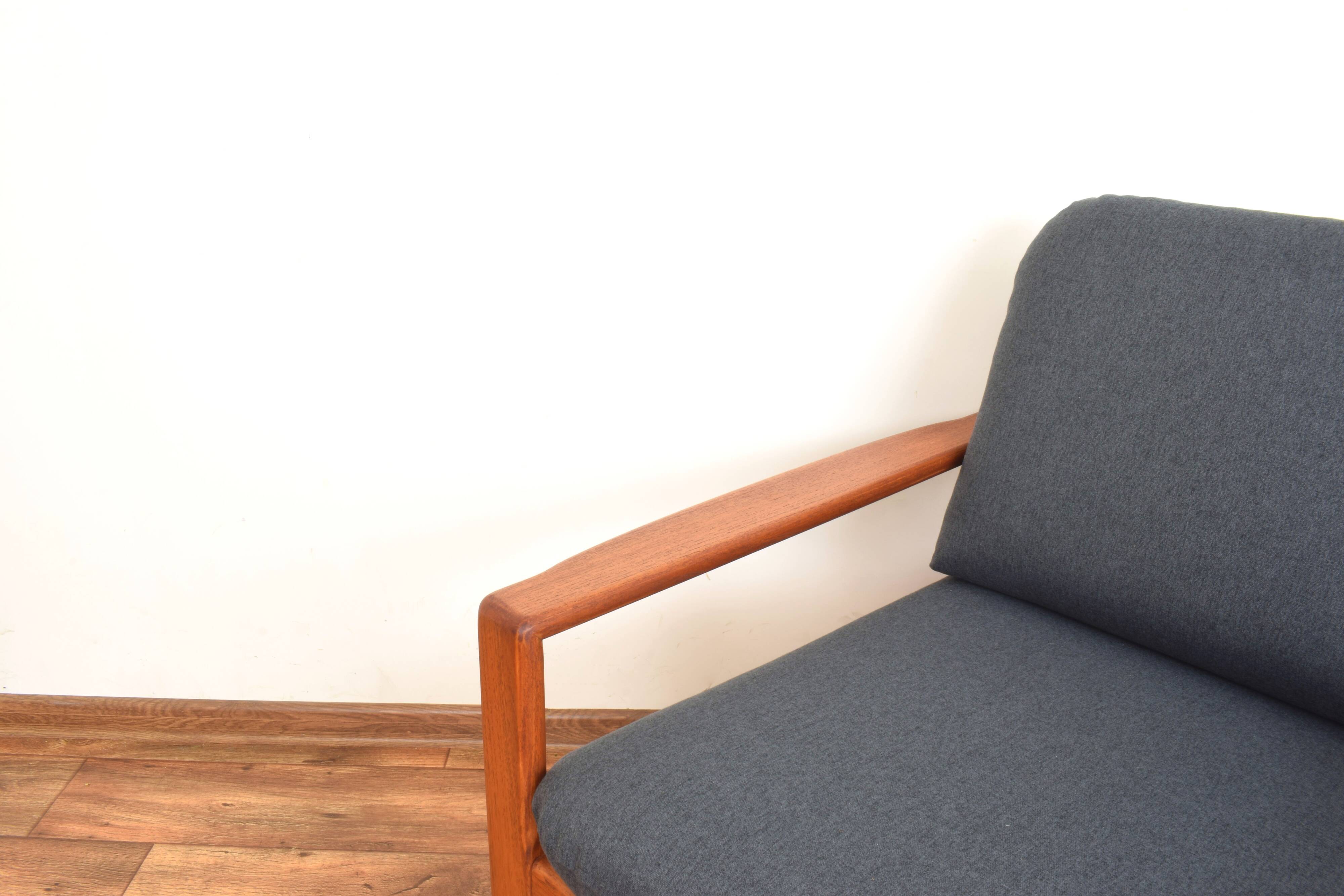 Mid-Century Danish Teak Armchairs, 1970s, Set of 2