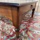 Coffee table – French classic style – Cherry, oak, marble
