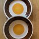 Pair of vintage Swedish Gefle plates, 1970s