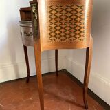 Petit bureau en marqueterie & bronze  (19e siecle)