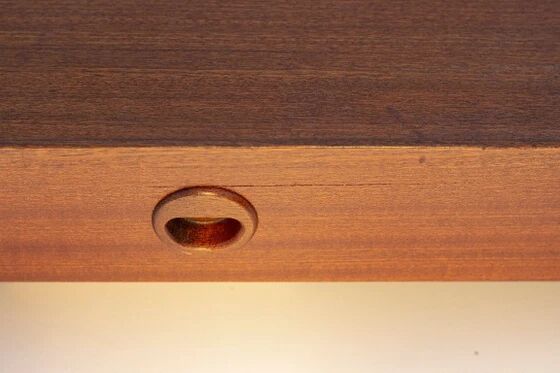 Teak wall shelf bedside - Denmark 1960s
