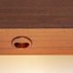 Teak wall shelf bedside - Denmark 1960s