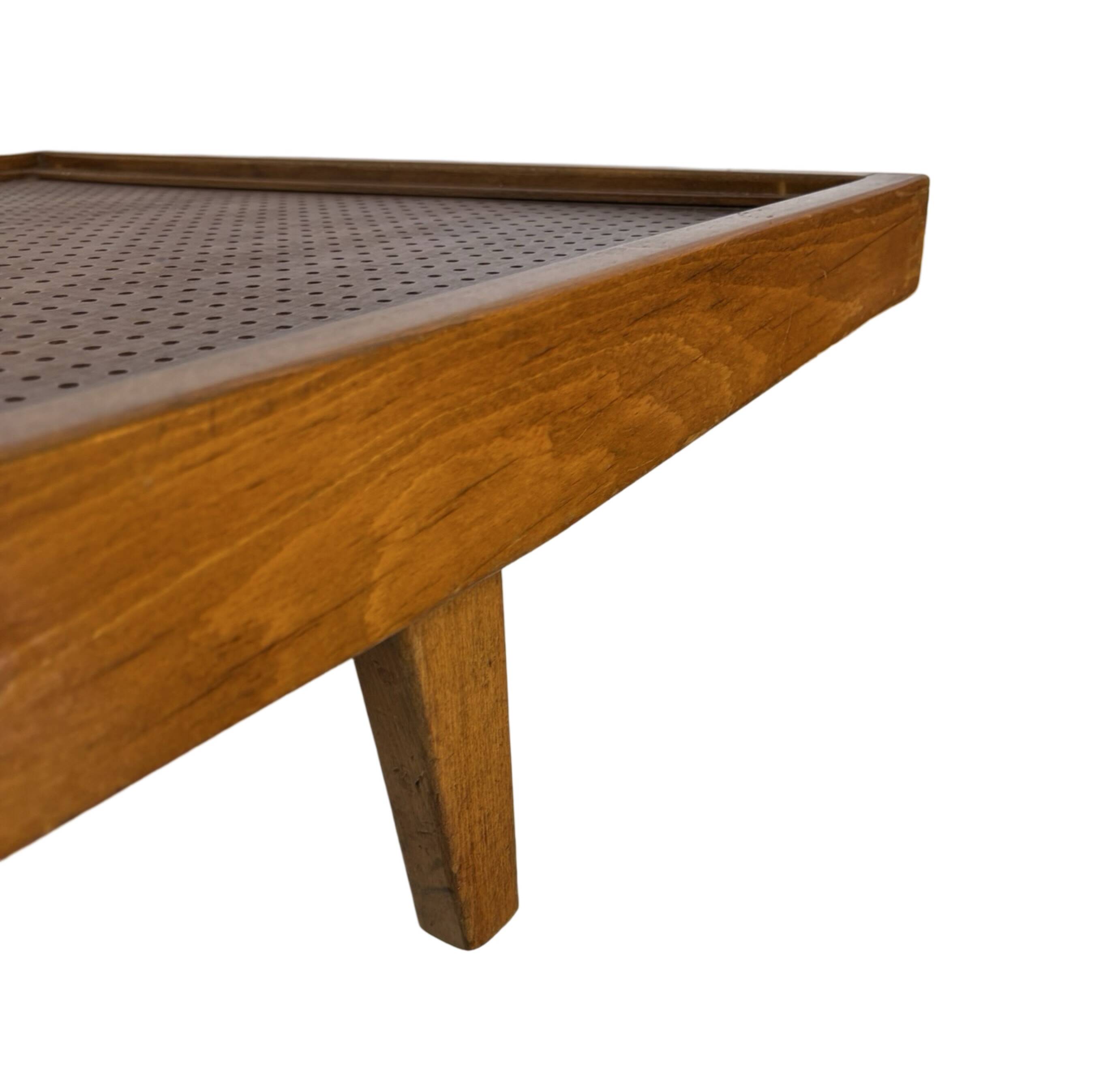 Mid-century daybed with removable backrest in oak 50's design