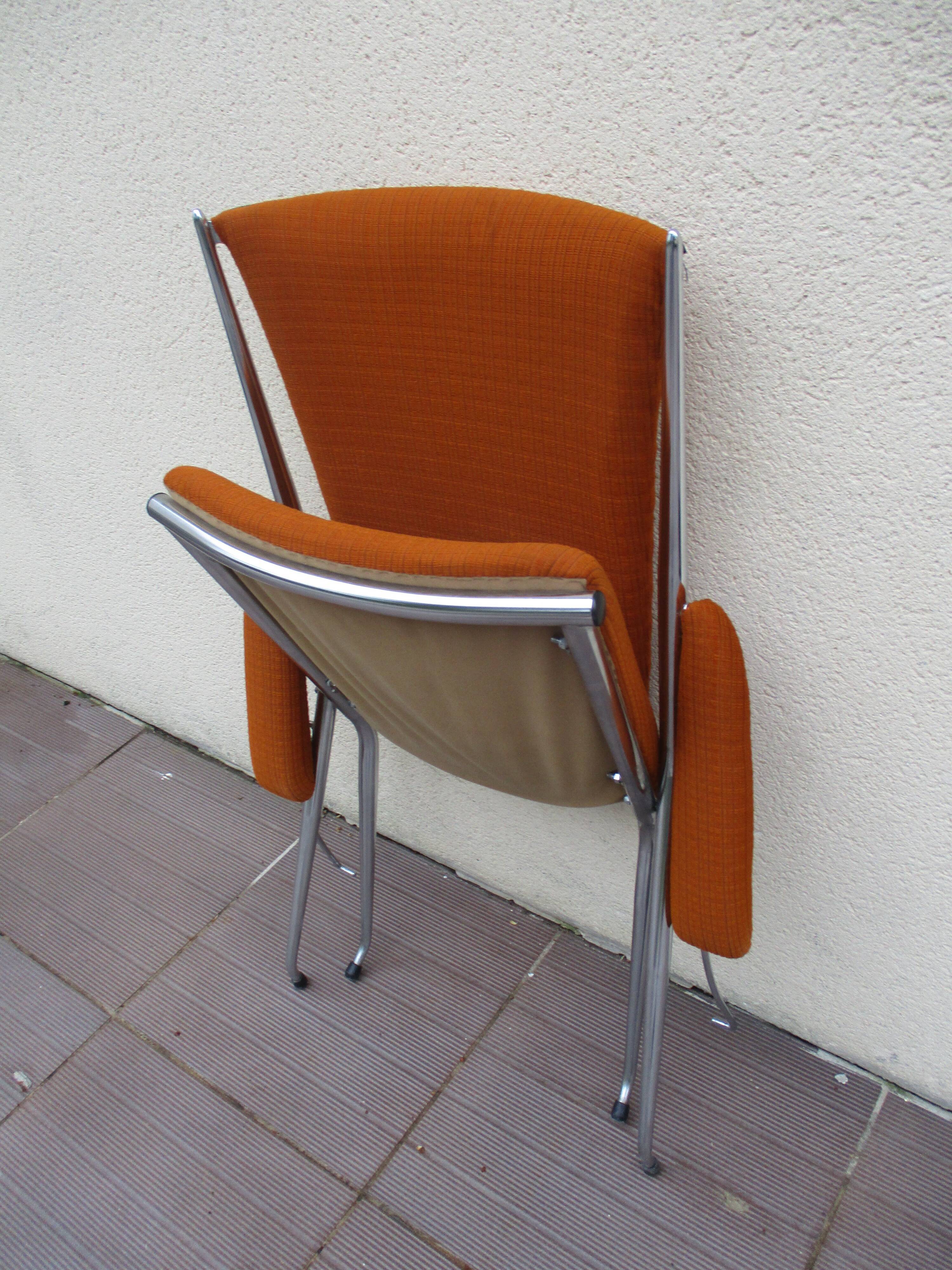 Folding vintage armchair 50s