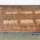 Table basse industrielle bleue, années 1960