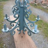Lustre en bois style Gustavien
