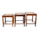 1960s Danish mid-century nesting tables with tile tops