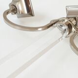 Vintage 1970 steel chandelier