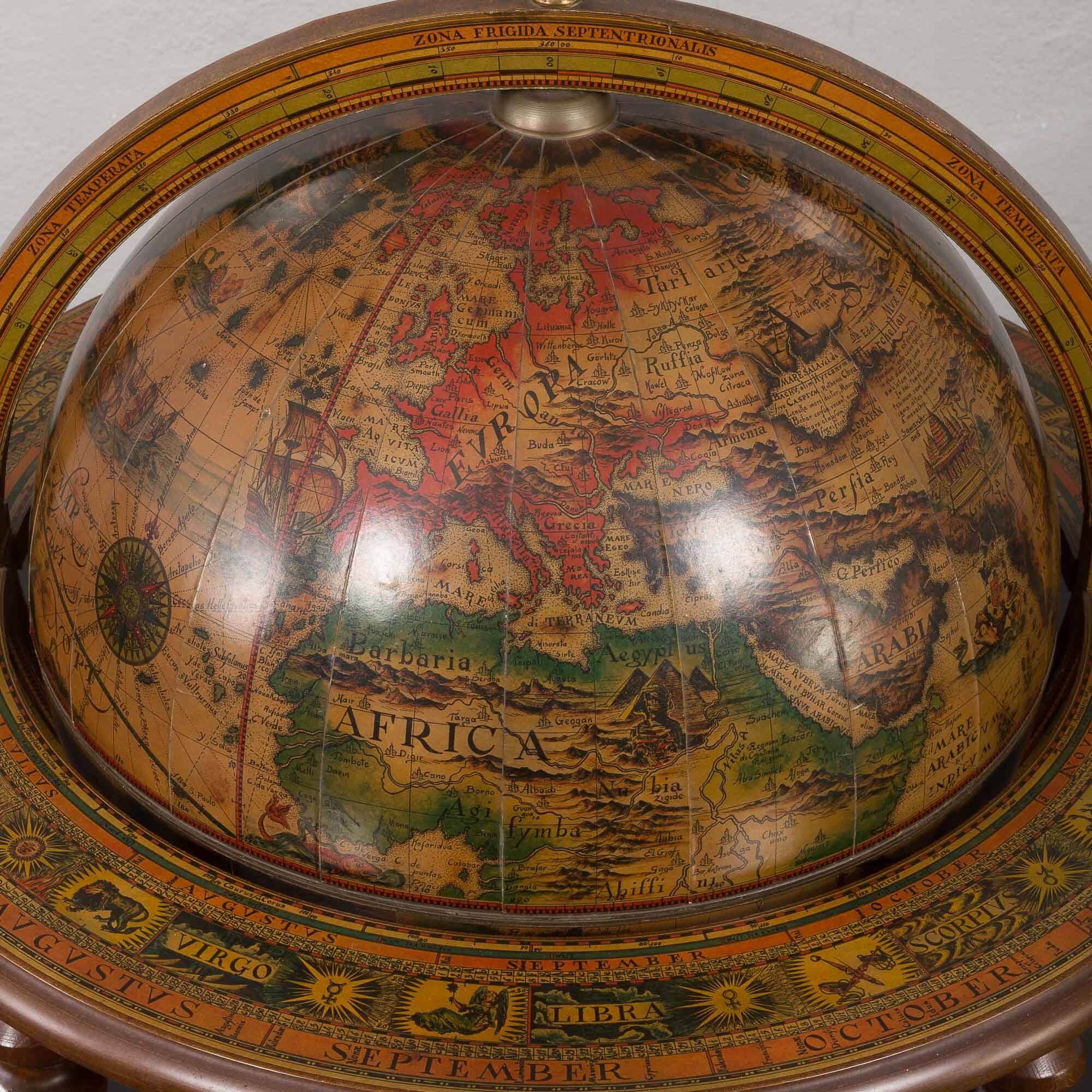 Large Mid-century globe bar cabinet, Italy 1960s