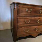 Curved Louis XV commode, 18th century.