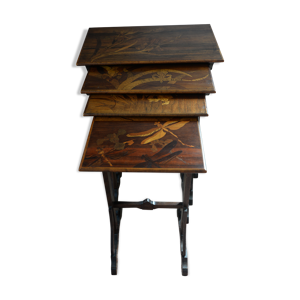 Lot de 4 tables gigognes