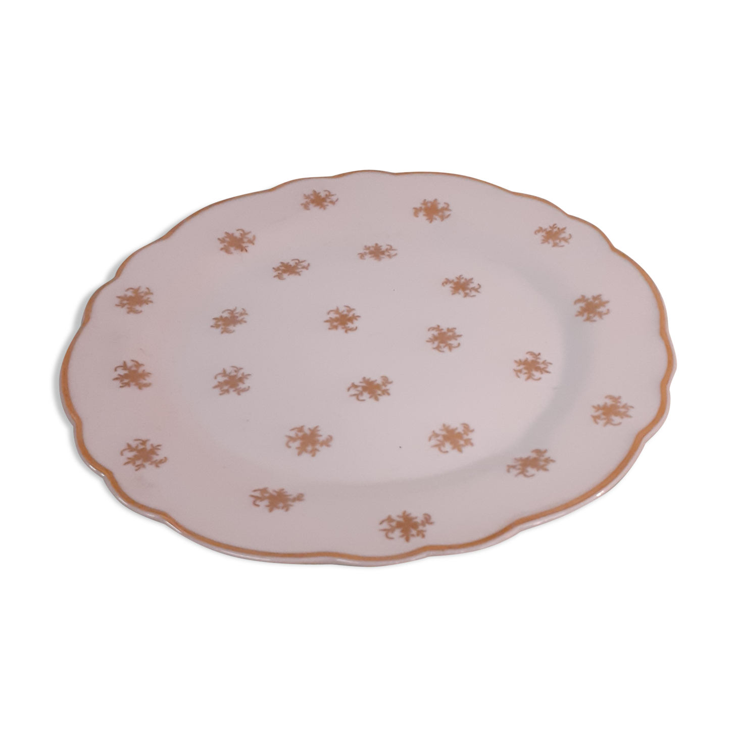 Limoges salmon and cie porcelain tray compotier