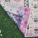 Vintage Turkish hallway rug 85x397 cm