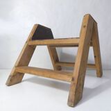 Vintage library step stool