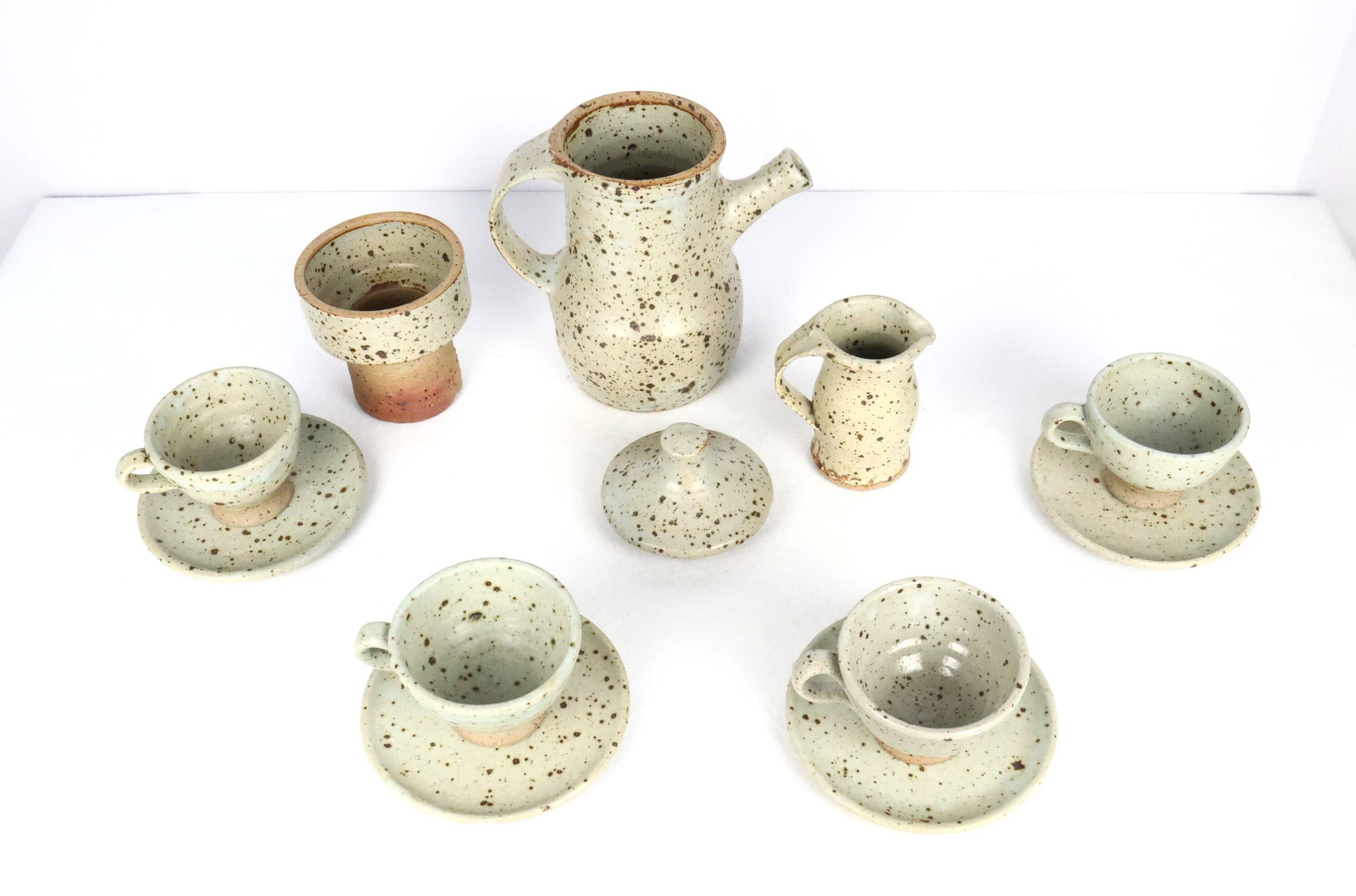 Coffee service Tiffoche Gustave 1970