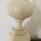 Large turned wooden lamp base