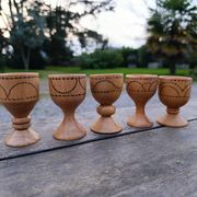 5 coquetiers bois années 50/60