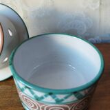 Water butter dish in ceramic – Robert Picault, Vallauris – Signed