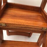 Vintage library stepladder chair