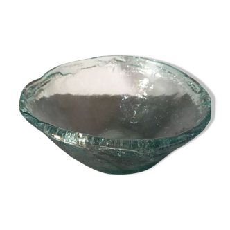 Glass salad bowl