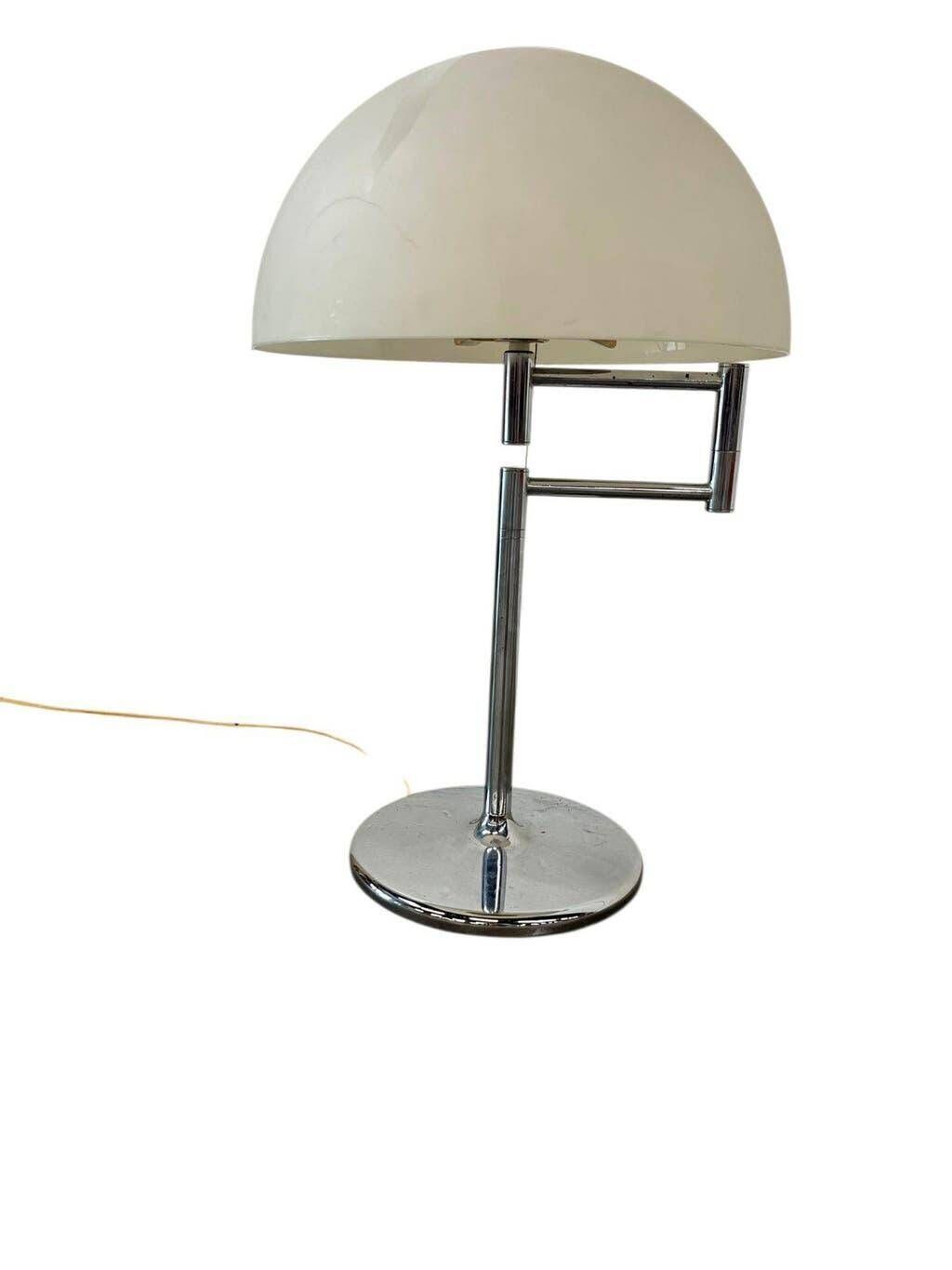 Vintage Cosack Leuchten table lamp, futuristic style, with a pivoting arm.