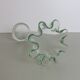 Vase tulipe en verre transparent