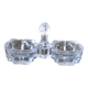 Antique Vintage Glass Salt and Pepper Shakers