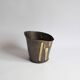 Cache-pot moderniste en cuivre, années 1950.