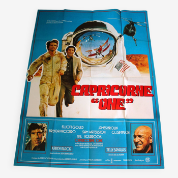 Affiche cinéma originale "Capricorne One" 1977 Karen Black 120x160 cm