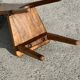 Sculptural high-back chairs in solid olive wood, France, 1960s, set of 6