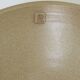 Bol à fruits vintage en céramique beige, pièce maîtresse, grand bol en poterie