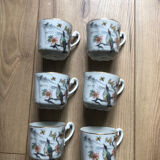 Lot de 6 tasses anciennes