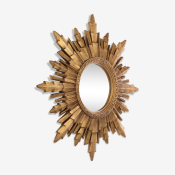 Golden witch eye mirror form sun diameter 70cm