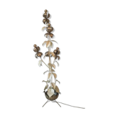 Gilded flower floor lamp,1960s-1970s