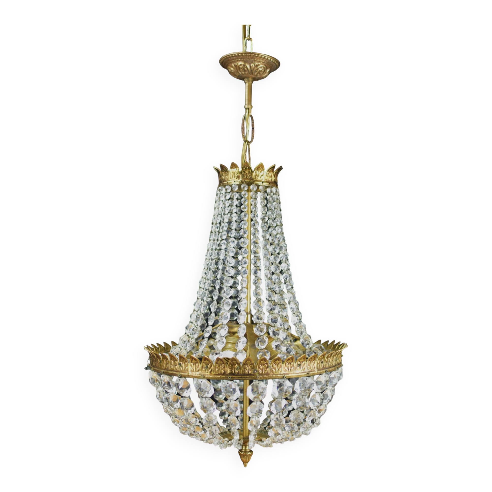 Hot air balloon suspension, tassels