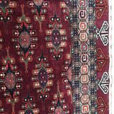 Tapis ancien Turkmen Afghan fait main 137X198 CM