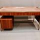 Modular desk rosewood and brass  1950