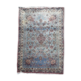 Tapis d'orient iran ispahan nadjafabad persan fait main. dimensions: 1.60 x 2.30 m