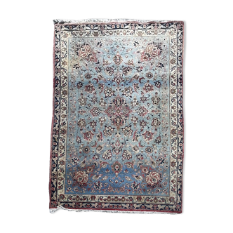 Tapis d'orient iran ispahan nadjafabad persan fait main. dimensions: 1.60 x 2.30 m