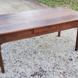 Farmhouse table in oak spindle legs nineteenth century